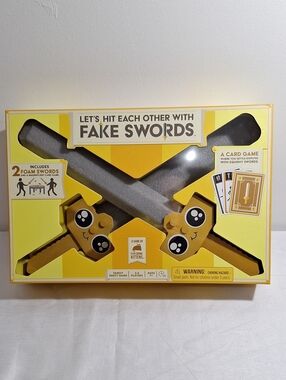 Let’s Hit Each Other With Fake Swords Card Game - Yellow